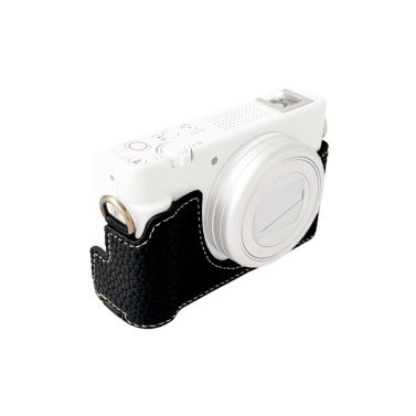 Portable Camera Protective Case Retro Style Camera Case Holder Carry Bag Opening Bottom Design Replacement for Sony ZV-1F/ZV-1M2 Camera