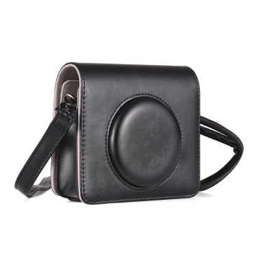 Portable Instant Camera Bag Camera Case Retro Style PU Leather Carrying Case Replacement for Kodak C300R/ Mini Shot 3 with Adjustable Shoulder Strap