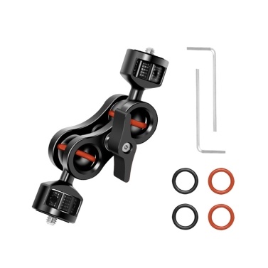 Flexible Magic Articulating Arm with Dual Ballhead Camera Monitor Mount Bracket