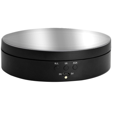 Electric Rotating Display Stand Mirror Surface 3 Speed Regulation 3KG Load Capacity for Photography Jewelry Exhibition