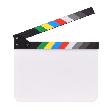30 * 24cm/ 12 * 9in Acrylic Film Clapboard Movie Directors Clapper Board