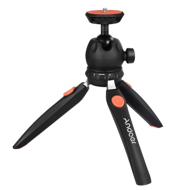 Andoer H20 Mini Tabletop Tripod Portable Foldable Phone Camera Tripod Stand