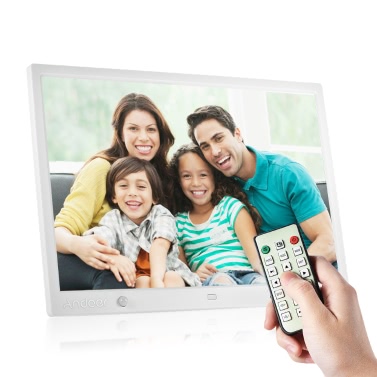 Andoer 15 Zoll große Bildschirm LED Digital Photo Frame Desktop