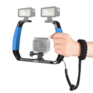 Andoer Sports Camera Underwater Diving Rig Handheld Stabilizer for Action Camera Cage Dive Rig