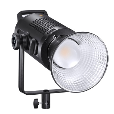 Godox Studio LED Video Light Zoomable Photography Light 200W Bi-color 2800-6500K Dimmable Brightness with Bowens Mount Reflector for Studio Photography Live Streaming
