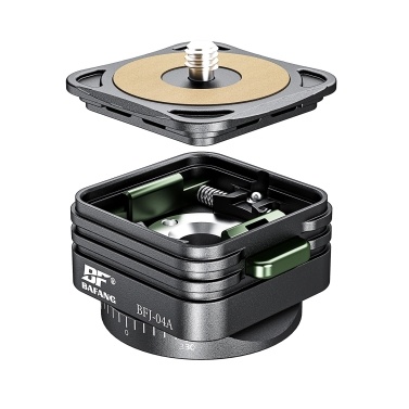 BAFANG BFJ-04A Quick Release Plate System QR Mount Plate Camera Tripod Mount