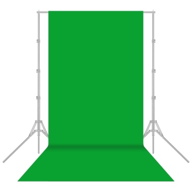 1.6x6m/5x20ft Photography Studio Non-woven Backdrop Background Screen Solid Color Black