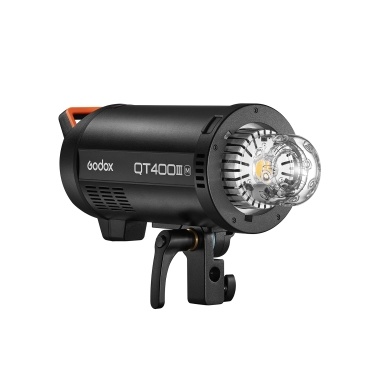 Godox QT400IIIM 400W High Speed Studio Flash Light GN65 1/8000s HSS 0.01-0.9S Quick Recycling Time Built-in 2.4G Wireless X System with 40W Modeling Light Bowens Mount for Wedding Portrait Fashion Pho