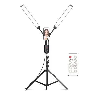 Flexible 2-Arms LED Video Light Photography Fill Light