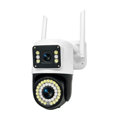 QS-JQ928AH 2MP+2MP Wireless Monitor Camera Dual Lens Wall Mount Smart WiFi Camera