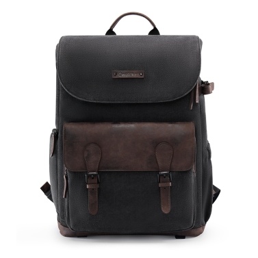 Cwatcun D128 Camera Bag Camera Backpack Photography Backpack Large Capacity Camera Case with Tripod Holder 14 Inch Laptop Compartment for Women Men Photographers - Small Size