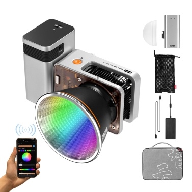 ZHIYUN Molus X60 RGB Combo COB Video Light 60W RGB Fill Light Portable LED Video Light