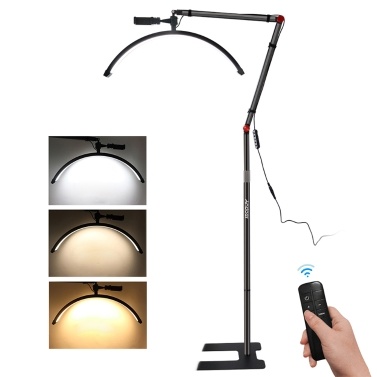Andoer HD-M700X 23 Inch Floor LED Video Light 36W Half-moon Shaped Fill Light