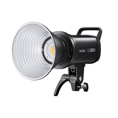 Godox SL100D Compact LED Video Light Photography Fill Light 100W 5600K Built-in 8 FX Lighting Effects CRI96+ TLCI97+ Bowens Mount Supports APP/2.4G Wireless/On-board Control for Home Studio Live Strea