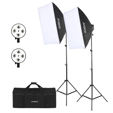 Andoer Studio Photography Kit Softbox Lighting Set
