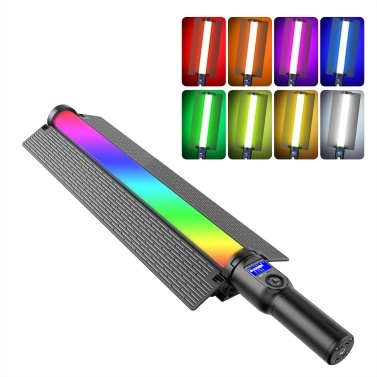 LIPPMANN LS-550X 26W RGB Led Tube Lights Light Stick Handle LED Light with LCD Screen Display