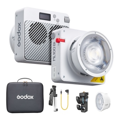 Godox ML100Bi Kit2 Pocket LED Video Light 120W Bi-Color Photography Fill Light