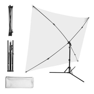 2x1.5m/ 6.5x4.9ft Green Screen Backdrop Photography Background with Adjustable  Tripod Cross-Shaped Stand for Streaming Gaming Studio Photography