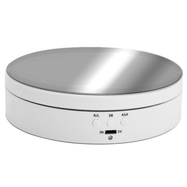 Electric Rotating Display Stand Mirror Surface 3 Speed Regulation 3KG Load Capacity for Photography Jewelry Exhibition