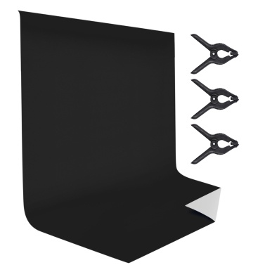 Andoer 1.8 * 2.8M/ 6 * 9.2ft Bi-Color Photography Backdrop Background Screen Washable Polyester-Cotton