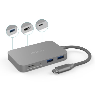 dodocool Aluminum Alloy 7-in-1 USB-C Hub