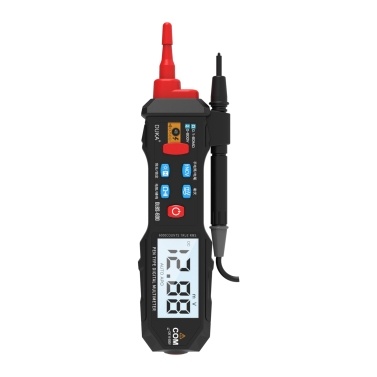 Pen Type Digital Multimeter 6000 Counts NCV Multi Tester Measuring DC/AC Voltage Resistance Continuity Zero/Live Wire Test with Backlight & Illumination