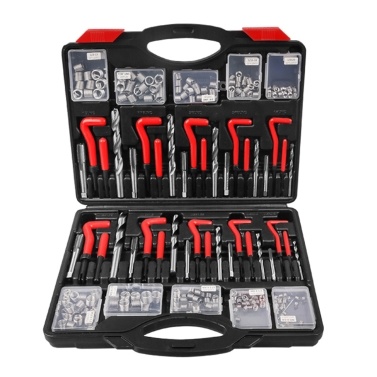 Damaged Nut Thread Quick Repairing Tool Set Car Screw Tap Repairing Tools Kit Tapper Tap and Reamer Repairing Tool Auto Maintenance Accessory