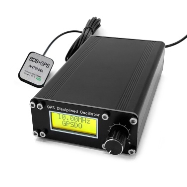 GPSDO GPS Tamed Thermostatic Crystal Oscillator GPS Tamed Clock 10MHz Signal Source Global Positioning System Disciplined Oscillator with Multifunctional Interfaces