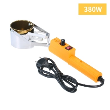Portable Titanium Alloy Tin Furnace Temperature Adjustable Tin Soldering Pot High Power Tin Melting Furnace Small Tin Dipping Furnace for Household and Electricians SWDT98-C 380W
