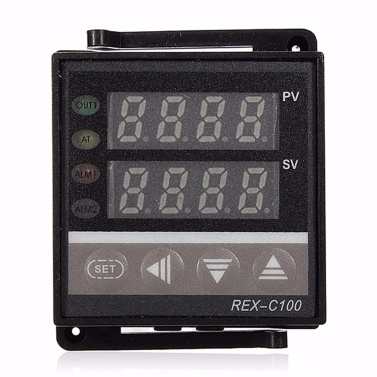 Digital LCD PID REX-C100 Temperature Controller Set + K Thermocouple + Max.40A SSR
