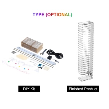 KKmoon KS25 Sound Control Music Audio Spectrum Analyzer DIY Kit LED Crystal Cube Music Spectrum Display DIY Kit