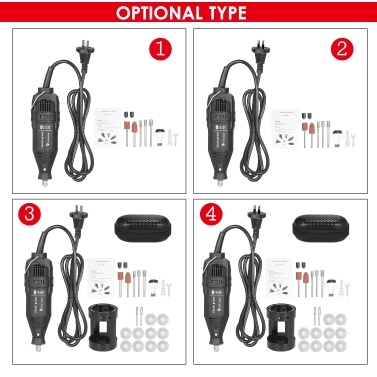 KKmoon Handheld Chainsaw Sharpener Portable Chain Grinder Electric Saw Electric Grinding Tool Sharpener Set with Grinding Head + Angle Guide + Tungsten Electrode Sharpener 220V EU Plug