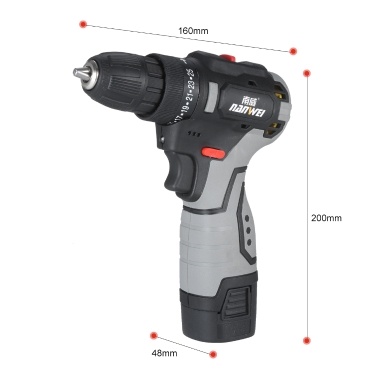 Brushless Lithium Electric Drill Set Two-speed Rechargeable Drill Household Electric Hand Drill Portable Drill with Socket Screw Bits Twist Drills Flexible Shaft