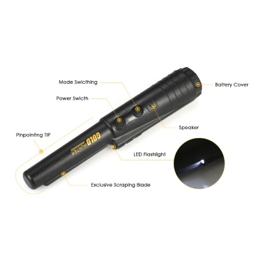 GOLD HUNTER Pinpointer Metal Detector Portable Pin Pointer Treasure Hunting Tool Buzzer Vibration Automatic Tuning with Belt Holster