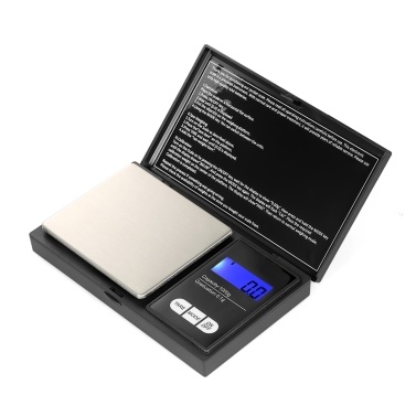 Portable Digital Scale 1000g/0.1g High Precision Gold Scale Jewelry Scale with 7 Units Mini Pocket Electronic Scale with Backlight Professional Digital Milligram Scale Powder Scale
