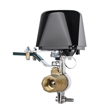 Tuya Wi-Fi Smart Water Valve for Lever Switch Electric Gas Valve Controller Water Sprinkler Timer APP Remote Control Voice Control Countdown Intelligent Linkage Scene for Household, Farm Irrigation, F