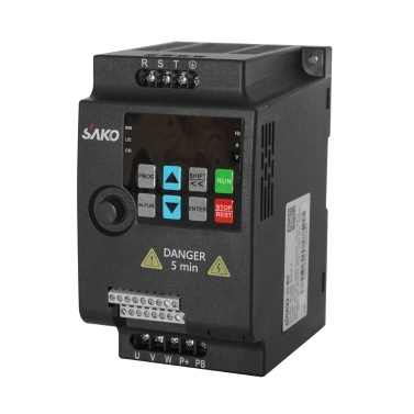 Single Phase AC220V Vector Inverter VFD Variable Frequency Converter for Stepless Motor Speed Control 0.75KW