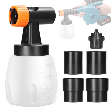 Power Blower to Paint Sprayer Conversion Kit Electric Blowing Machine to Painting Spraying Device Fitting Accessories Set Water Paint Sprayer Multifunction Converter Home High Atomization Spray Bottle