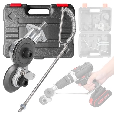 Electric Drill Metal Plate Auxiliary Cutter 0.8mm Metal Iron Tin Plate Quick Cutting Tool Labor-Saving Electric Drill Cutter Accessory Retrofit Shears