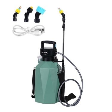 USB Rechargeable Shouldered Sprinkler Handheld Electric Sprayer Agriculture Tools Watering Can Atomizing Watering Bottle Water Sprayer Multifunctional Garden Plants Sprayer Window Cleaning Tool