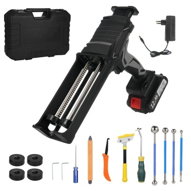 78VF Electric Caulk Adhesive Machine with Li-Battery & Charger LED Light 6 Adjustable Speeds Drip-Free Caulking Machine for Filling Sealing