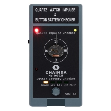 Portable Watch Repairing Tool Quartz Watch Detector Compact Button Battery Checker Quartz Impulse Tester