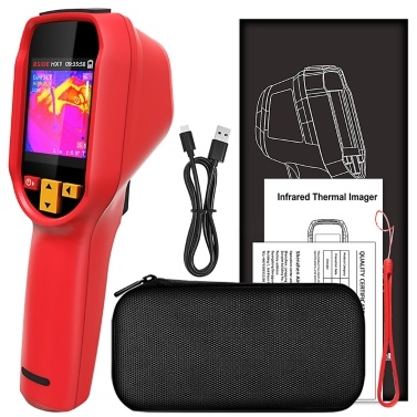 Portable Thermal Imager -20℃ to 550℃ Small Thermal Imaging Camera Support Maximum Minimum Center Temperature Measurement Picture Saving 2.4inch TFT Display