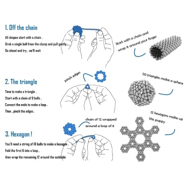 216Pcs 3mm Magnetic Ball Set Magic Magnet Cube Building Toy for Stress Relief Mix 6-Color