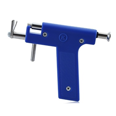 Stainless Steel Body Piercing Tool Kit Professional Ear Nose Navel Piercing Machine with Ears Studs Tools