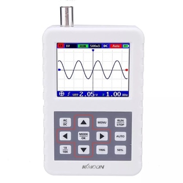 KKmoon DSO FNIRSI PRO Digital Oscilloscope Handheld Oscilloscope Mini Palm Size Oscilloscope with 5M Bandwidth 20MS/s Sampling Rate with P6100 Oscilloscope Probe