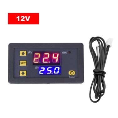 3230 Temperature Controller Digital Display Thermostat Module Temperature Control Switch Micro Heating Cooling Temperature Control Panel