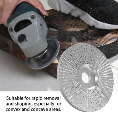 Wood Angle Grinding Wheel Sanding Carving Rotary Tool Abrasive Disc For Angle Grinder High-carbon Steel Shaping 5/8inch Bore