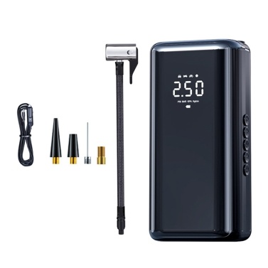 Tire Inflator Portable Air Compressor 150PSI 4500mAh Air Pump for Car Tires with LED Light Tire Pressure Gauge for Car Bike Motorcycle Tires Balls