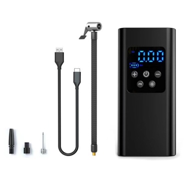 Tire Inflator Portable Air Compressor 4000mAh & 150PSI Air Pump for Car Tires Tire Pump with LED Light for Car Motor Bike Ball